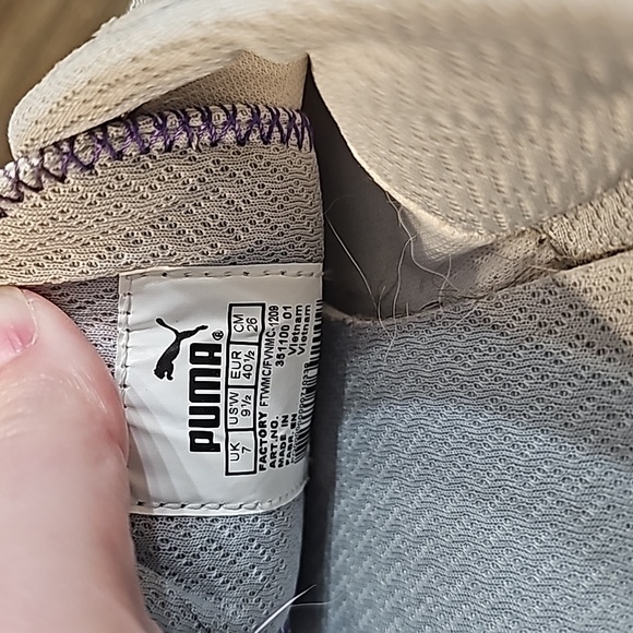 Puma Grey Suede with Purple Women's 9.5 - Picture 4 of 4